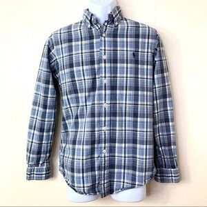 Ralph Lauren Men’s Striped Blue plaid Sz Small